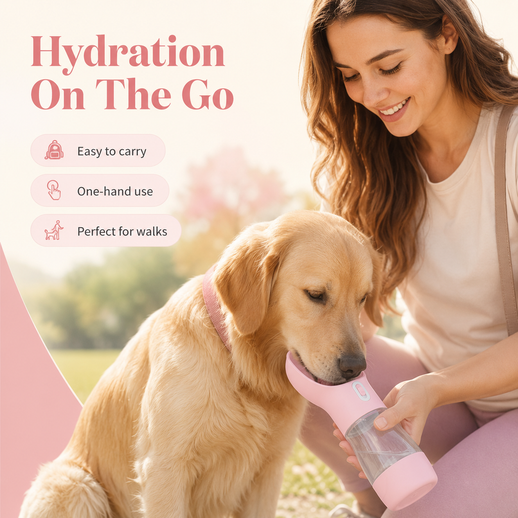 Veilloire HydrateGo™ Portable Dog Water Bottle