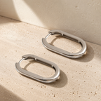 Ondine - Oval Hoop Earrings