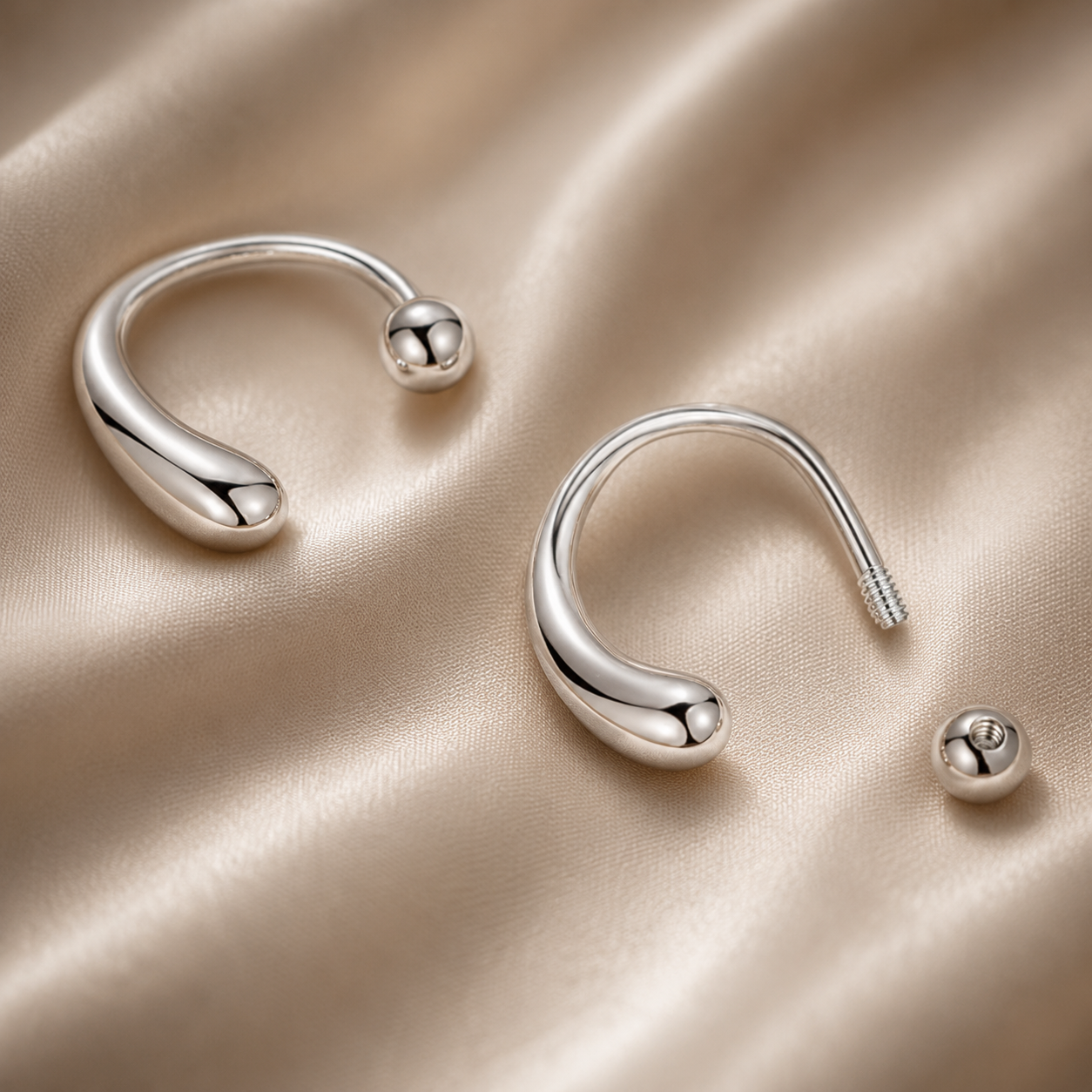 Odette - Teardrop Stud Earrings